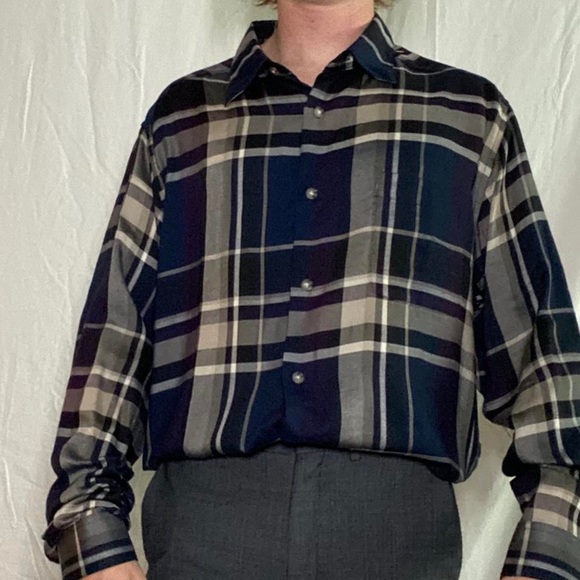 Claiborne Dress Shirt Plaid - Picture 1 of 10